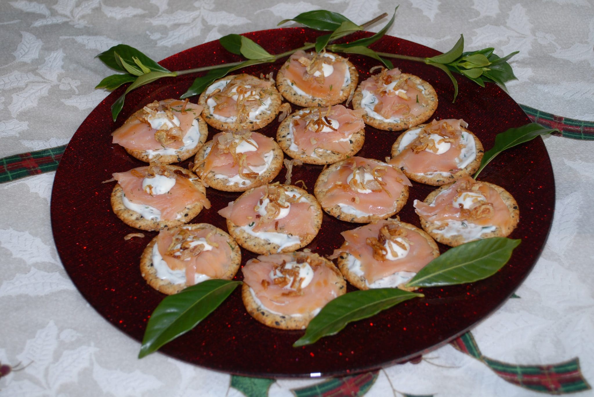 Smoked Salmon with Crispy Shallots Easy Drinks and Appetizers