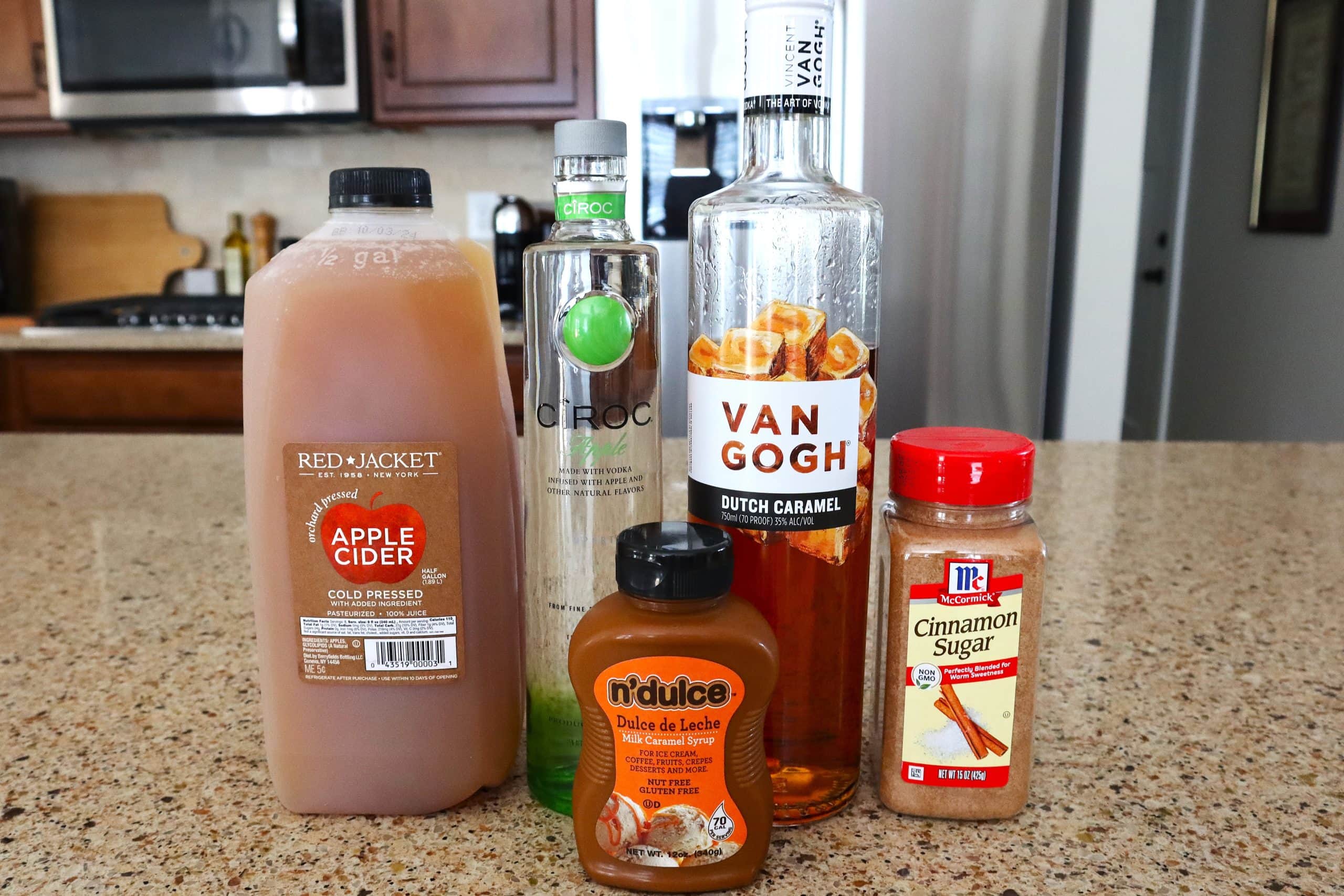 Caramel Apple Vodka Martini