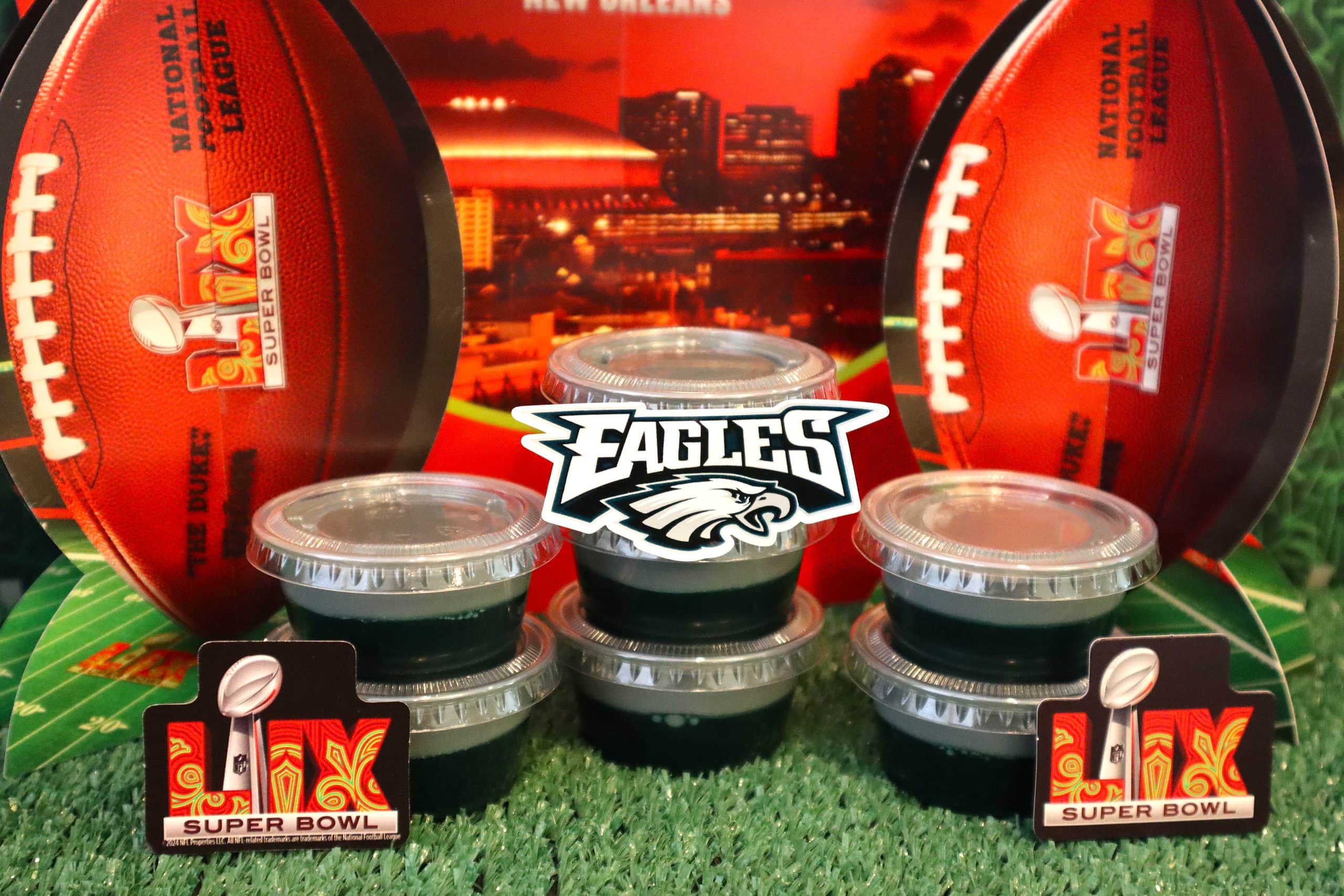 Philadelphia Eagles Jello Shots